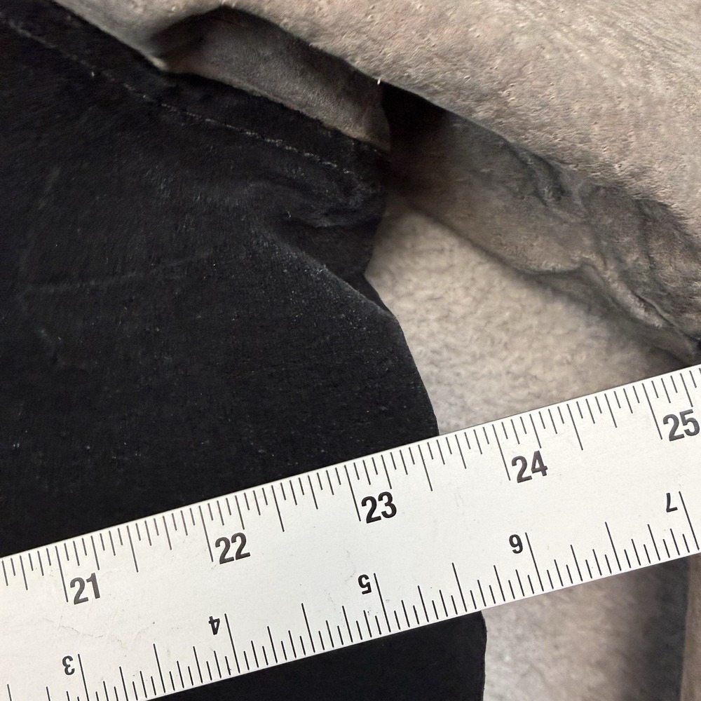 Vintage 90s Colebrook Suede Leather Varsity Bomber Jacket Size Large Letterman - Picture 6 of 9